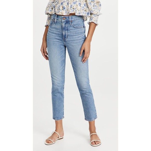 Madewell Denim - Madewell straight leg medium to light wash size 26